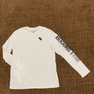 Basic white long sleeve tee